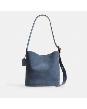 COACH Bleecker Bucket Bag - Blue