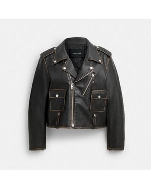 COACH Moto Jacket - Black