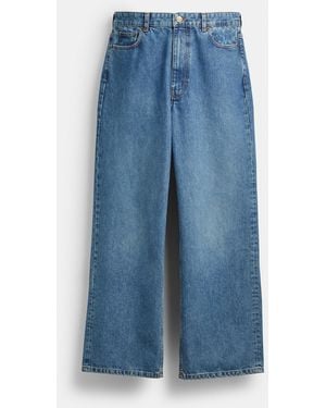 COACH Baggy Denim Jeans - Blue