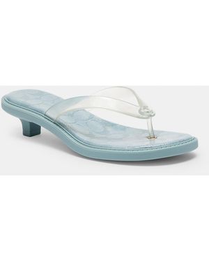 COACH Jelly Thong Sandal - Blue