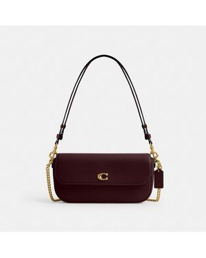 COACH Brook Flap Chain Bag - Purple