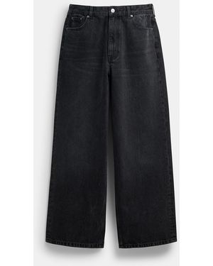 COACH Baggy Denim Jeans - Black