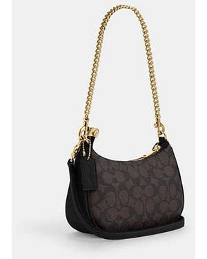 Coach small purse black sale