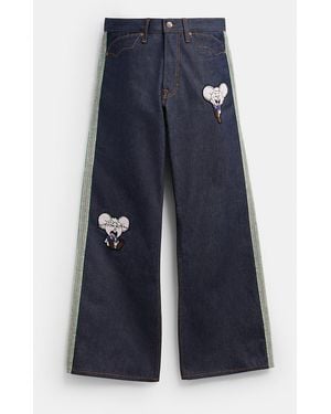 COACH Brain Dead Retro Jeans - Blue