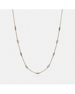 COACH Classic Pearl Necklace - Multicolor