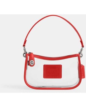 COACH Stadium Swinger Bag - Red