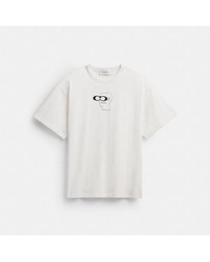 COACH Brain Dead Head T-Shirt - White