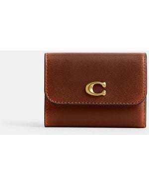 COACH Essential Card Holder Wallet - Brown