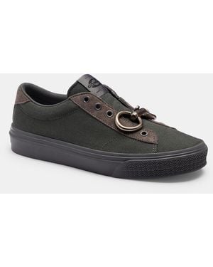 COACH Skate Sneaker With Hardware - Black