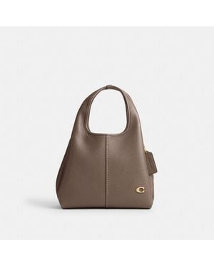 COACH Lana Leather Shoulder Bag - Brown