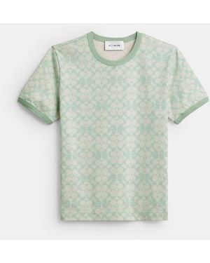 COACH Brain Dead Signature Ringer T-Shirt - Green
