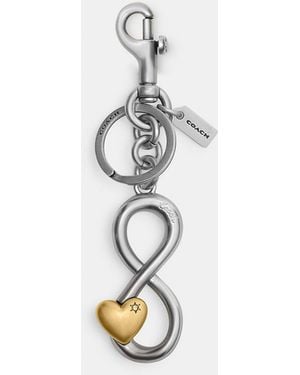 COACH The Summer I Turned Pretty Infinity Bag Charm - Metallic