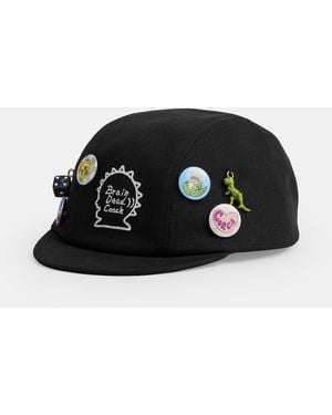 COACH Brain Dead Biker Pin Hat - Black