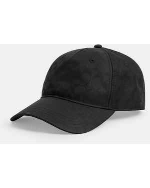 COACH Tonal Signature Baseball Hat - Black