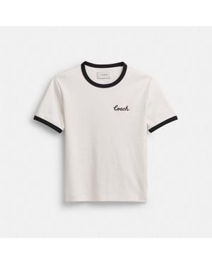 COACH Ringer T-shirt - White