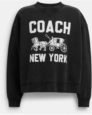 COACH Horse And Carriage Sweatshirt - Black
