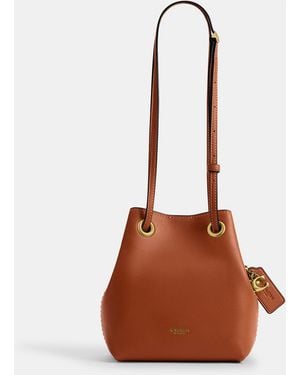 COACH Jade Drawstring Bag - Brown