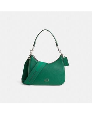 COACH Restored Hobo Crossbody With Signature Canvas - Green
