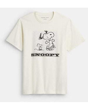 COACH Coach X Peanuts Snoopy T-Shirt - Black