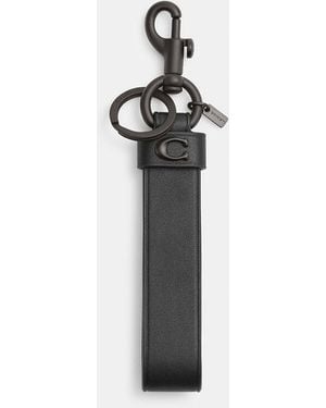 COACH Loop Bag Charm - Black