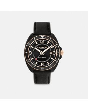 COACH Charter Automatic Watch%2c 44mm - Black