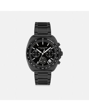 COACH Charter Chronograph Watch, 39mm - Black