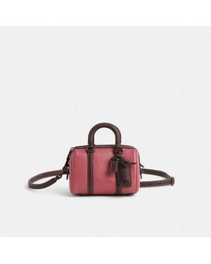 COACH Restored Ruby Satchel 18 In Colorblock - Multicolor