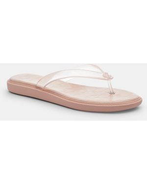 COACH Jelly Flip Flop - Pink