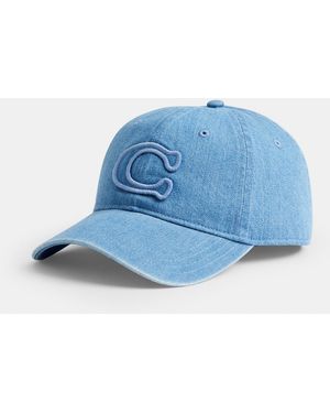 COACH Signature Patch Baseball Hat - Blue