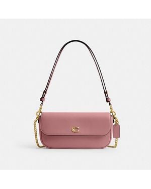 COACH Brook Flap Chain Bag - Pink