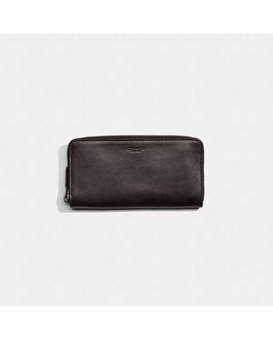 COACH Restored Accordion Wallet - Black