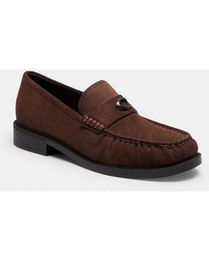 COACH Soft Loafer Shoes - Brown