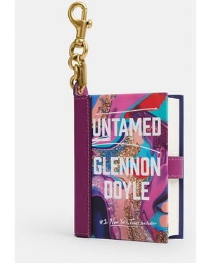 COACH Untamed By Glennon Doyle Book Bag Charm - Red