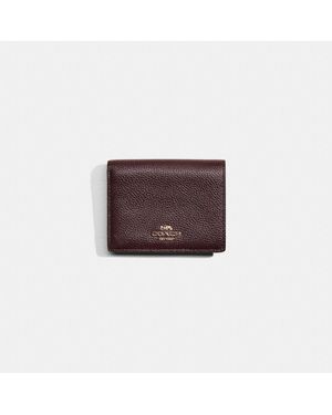 COACH Restored Small Snap Wallet - Purple