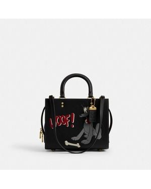 COACH Disney X Rogue Bag 25 With Pluto - Black