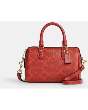 COACH Mini Rowan Crossbody Bag - Red