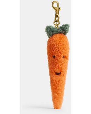 COACH Carroty Bag Charm - Orange