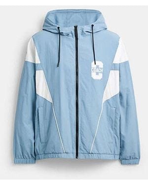 COACH Colorblock Windbreaker - Blue