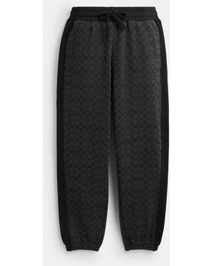 COACH Signature Sweatpants - Black