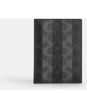 COACH Passport Card Case - Black
