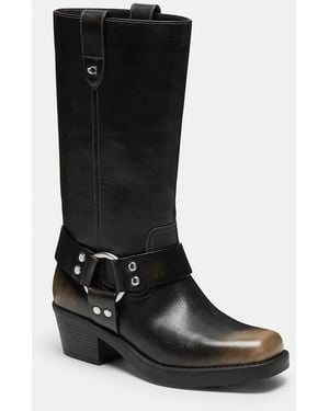 COACH Harness Boot - Black