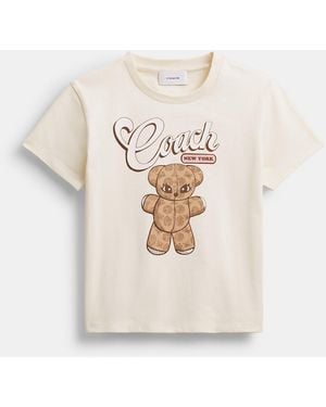 COACH Teddy Stuffie T-Shirt - White