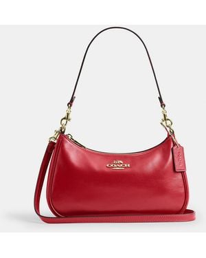 COACH Soft Teri Shoulder Bag - Red