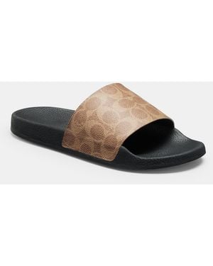 COACH Udele Sport Slide - Black