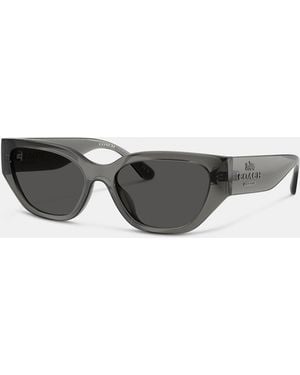 COACH Geometric Cat Eye Sunglasses - Black
