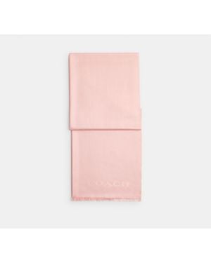 COACH Jumbo Horse And Carriage Wrap - Pink