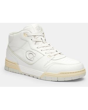 COACH Soho Mid Top Sneaker - White