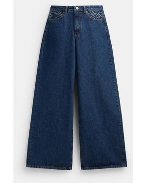 COACH Baggy Denim Pants - Blue