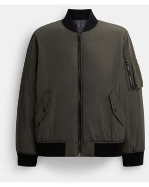 COACH Reversible Bomber Jacket - Black