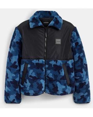 COACH Sherpa Jacket - Blue